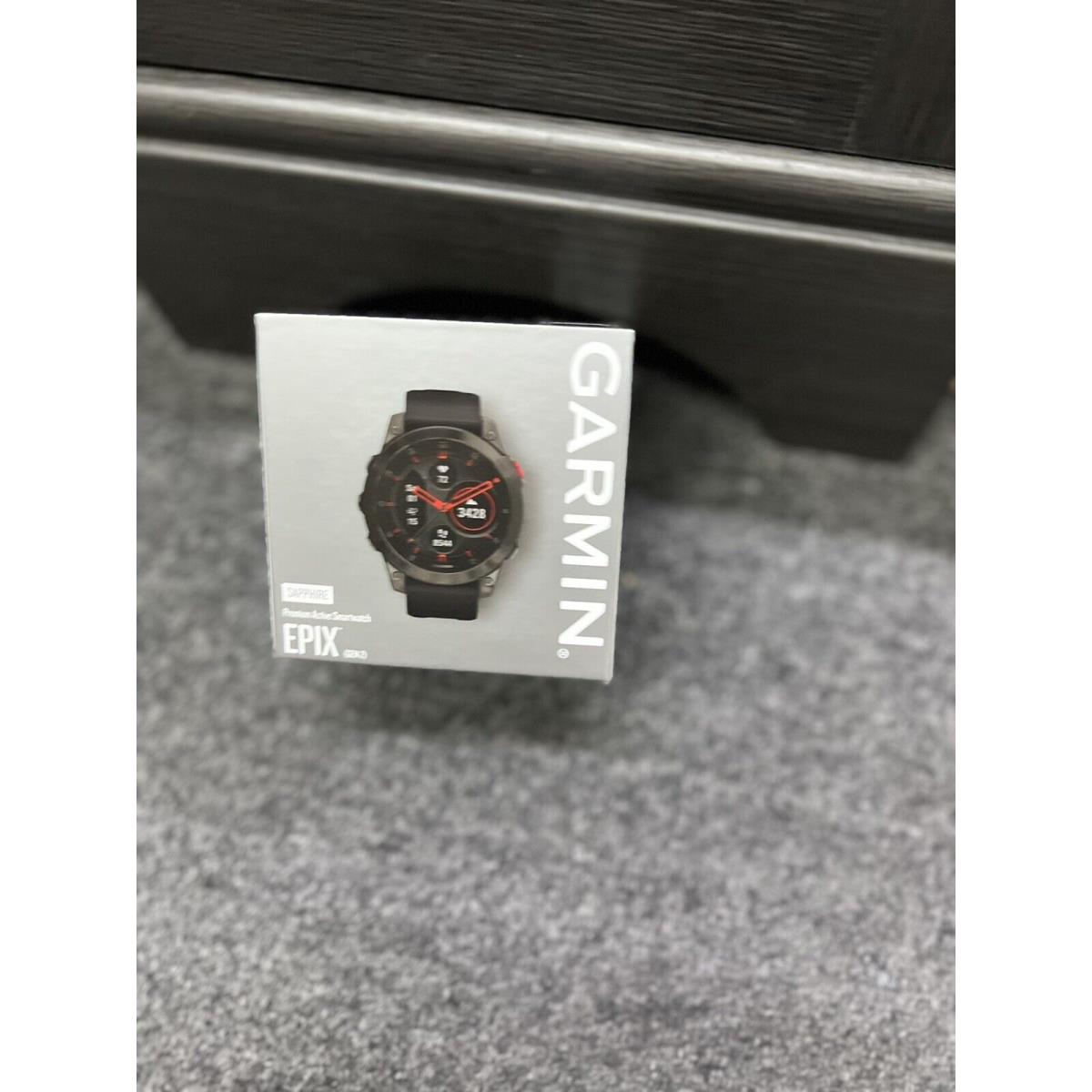 Garmin Epix (gen 2) Sapphire Epix Gen 2 Sapphire Gps Watch - Black-47MM. 010-02582-10 - Black