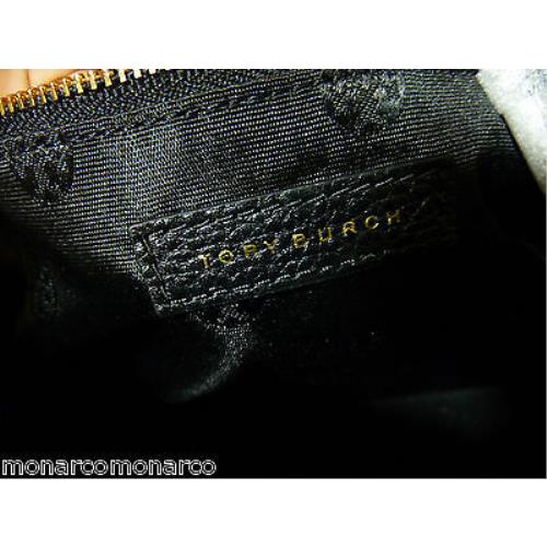 Tory Burch Black Pebbled Leather Landon Mini Satchel | 190041005574 - Tory  Burch bag Landon - Black Exterior | Fash Direct