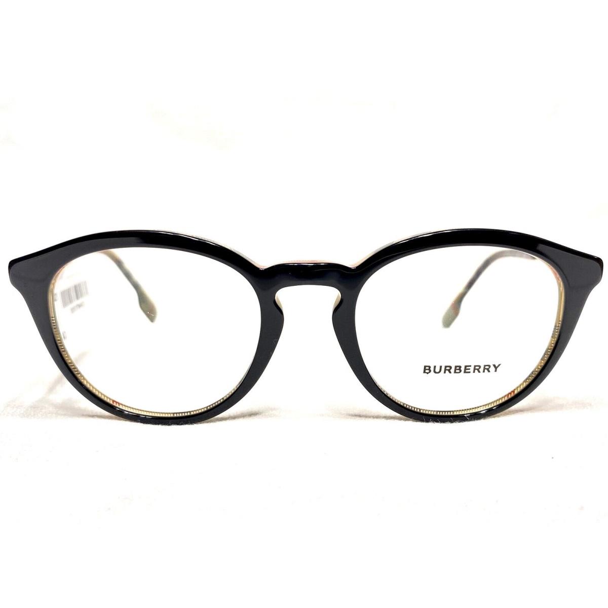 Burberry B2321 3838 Mens Black/vintage Round Modern Eyeglasses Frames 49/20