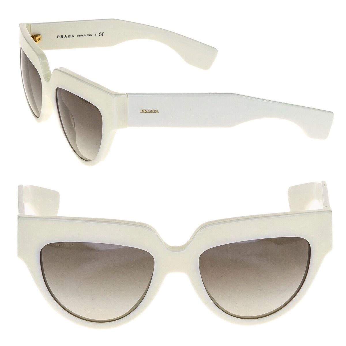 Prada Poeme Ivory White PR29PS 29P Women Chunky Fashion Sunglasses