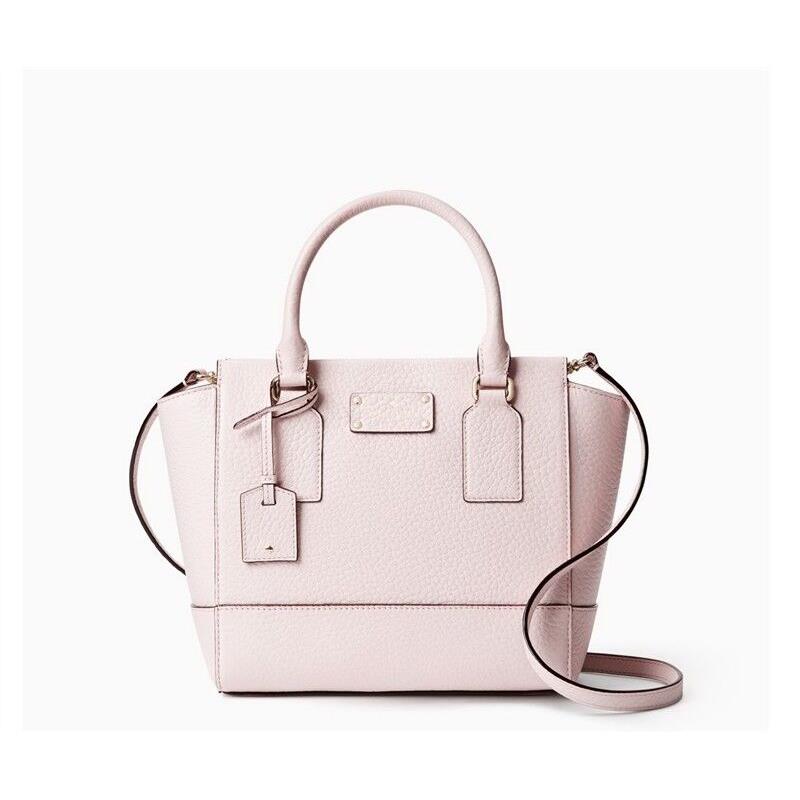 Kate Spade Bay Street Small Camryn Leather Satchel Handbag Pink
