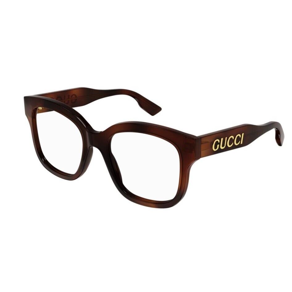 Gucci GG1155O 002 Havana Cat-eye Women`s Eyeglasses - Frame: Havana