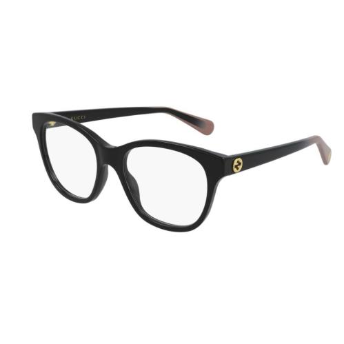 Gucci GG0923O 003 Black Pink Fade Square Full-rim Women`s Eyeglasses