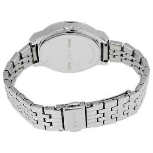 DKNY watch Parsons - Silver Dial, Silver-tone Band 1