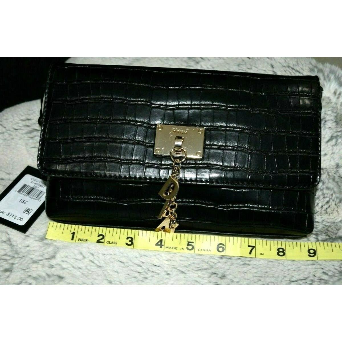 DKNY  bag  Cleo - Gold Handle/Strap, Gold Hardware, Black Exterior 6