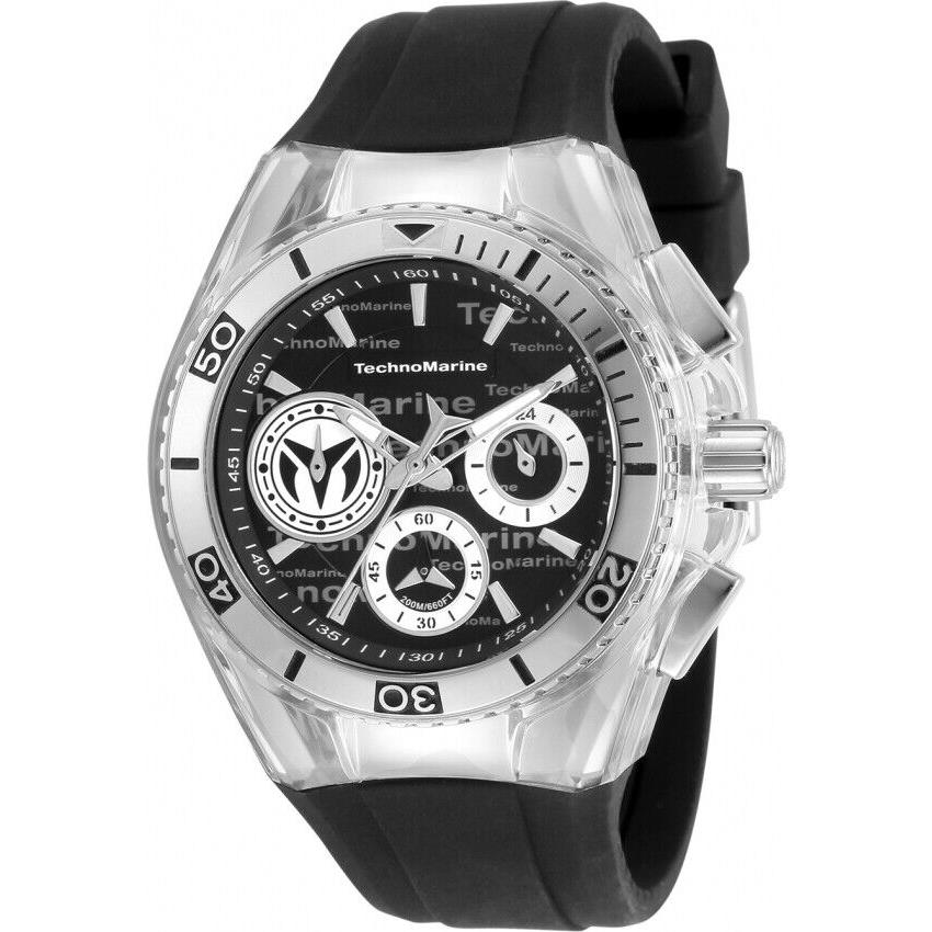 Technomarine Cruise California Women`s 40.5mm Black Chronograph Watch TM-118129