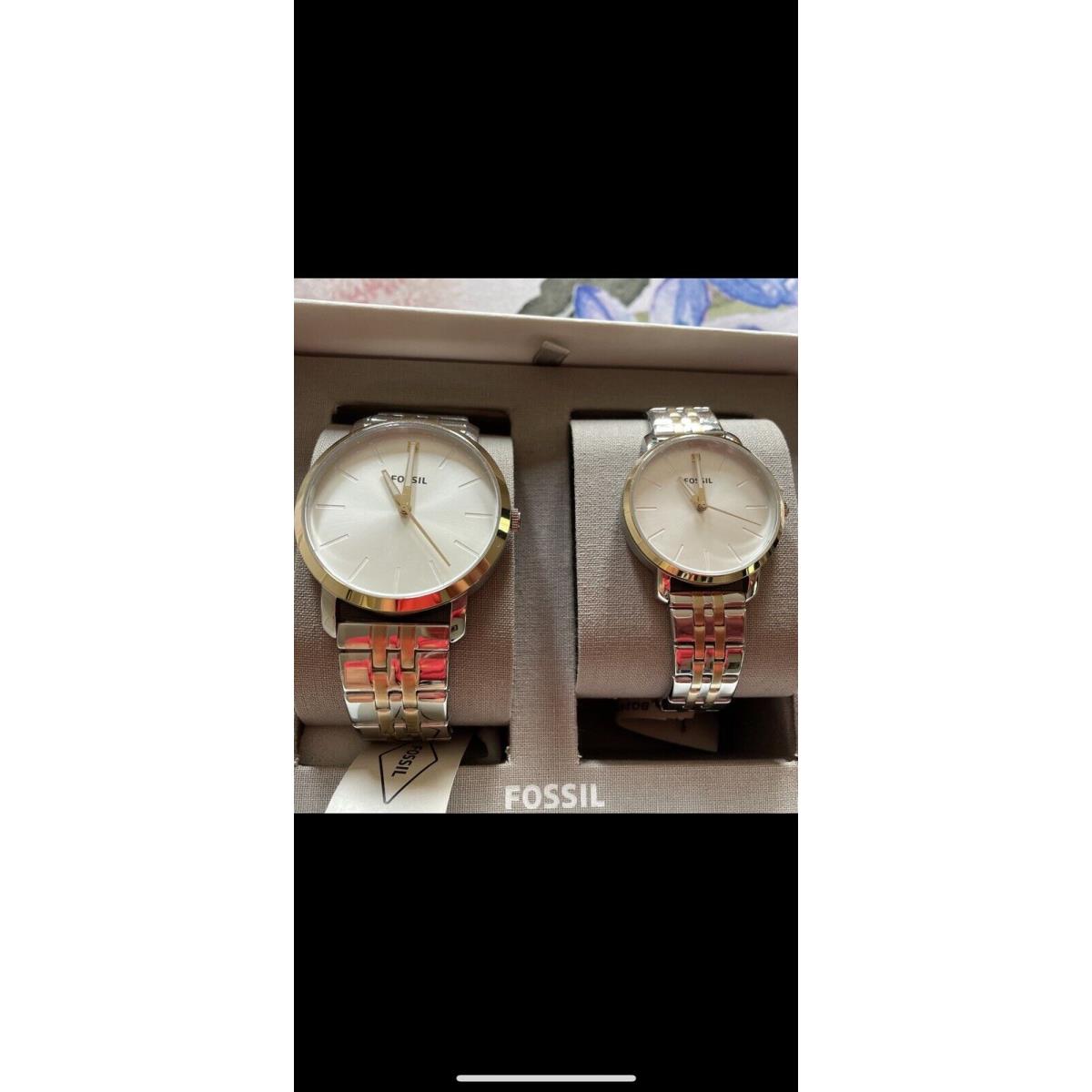 Fossil Mens Ladies Watch Set