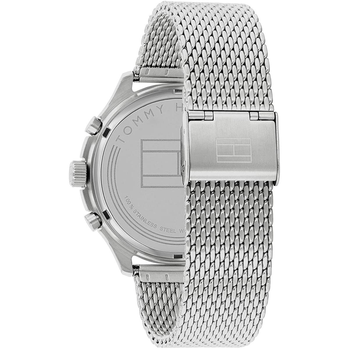 Tommy Hilfiger Multifunction Gray Dial Stainless Steel Men s Watch - 1791851 - Dial: Gray, Band: Silver, Bezel: Silver