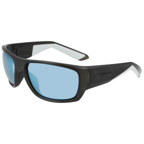 Dragon Flare Sunglasses - Matte Grey / Lumalens Sky Blue Ion