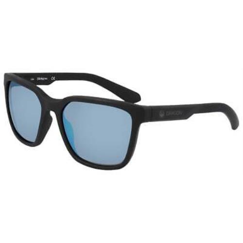 Dragon Burgee Sunglasses - H20 Matte Black / Lumalens Sky Blue Ion Polar