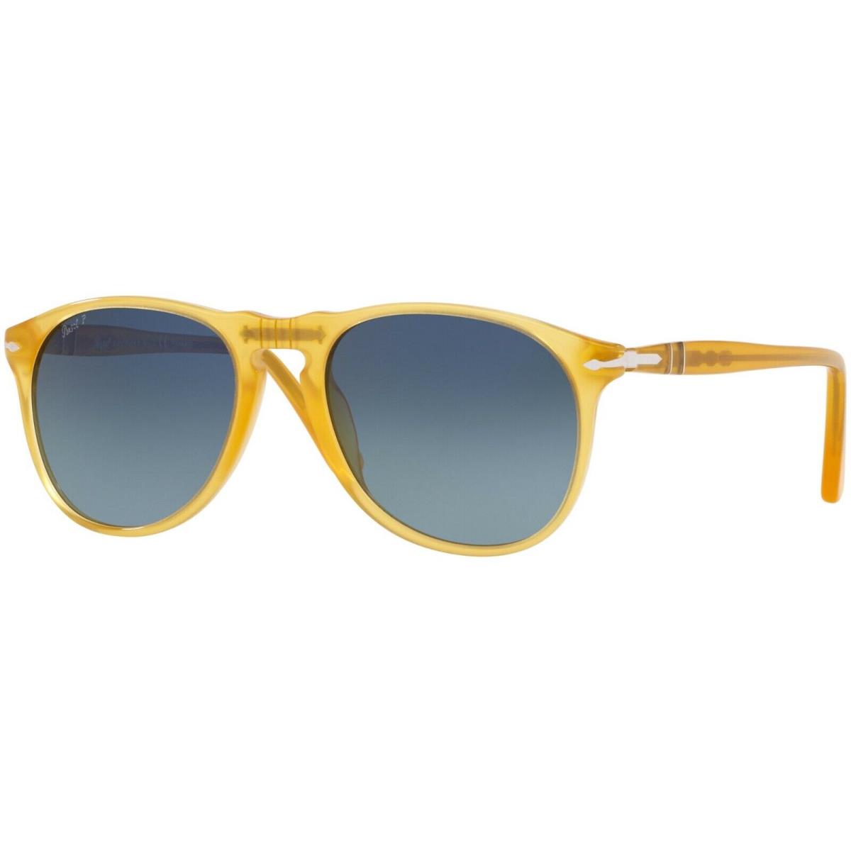 Persol PO 9649S Miele/blue Shaded Polarized 204/S3 Sunglasses
