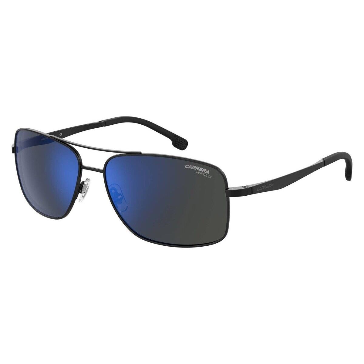 Carrera 8040/S Sunglasses Men 0807 Black Rectangle 60mm