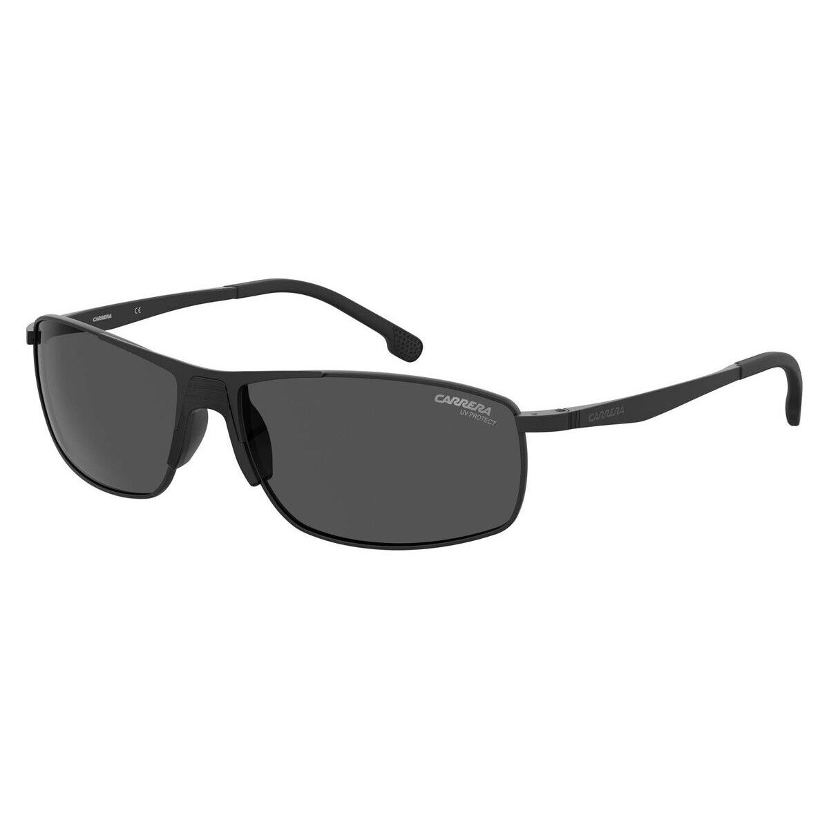 Carrera 8039/S Sunglasses Men 0003 Matte Black Rectangle 60mm