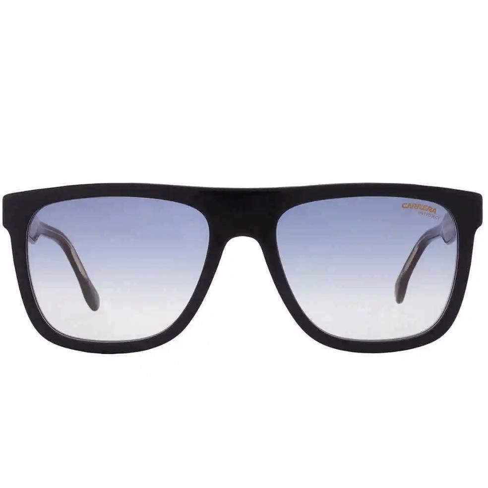Carrera 267/S M4P 1V Sunglasses Striped Black Frame Blue Lenses 56mm