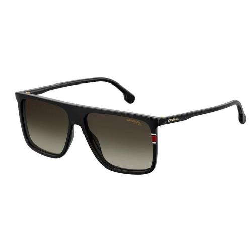 Carrera 172/N/S 0807/HA Black/brown Gradient Rectangle Men`s Sunglasses