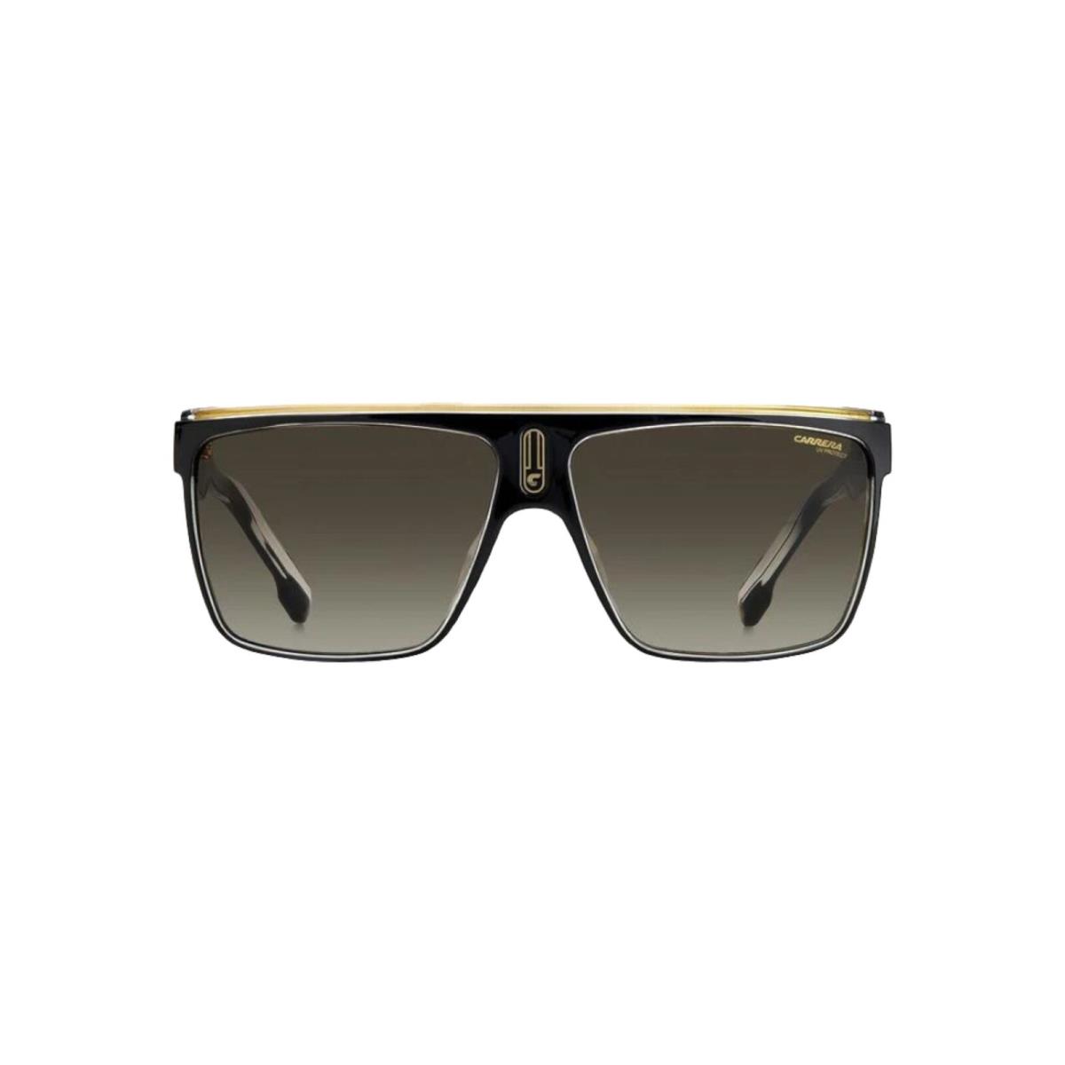 Carrera 22/N HA Men`s Black/havana Grey Browline 63-12-130 Sunglasses