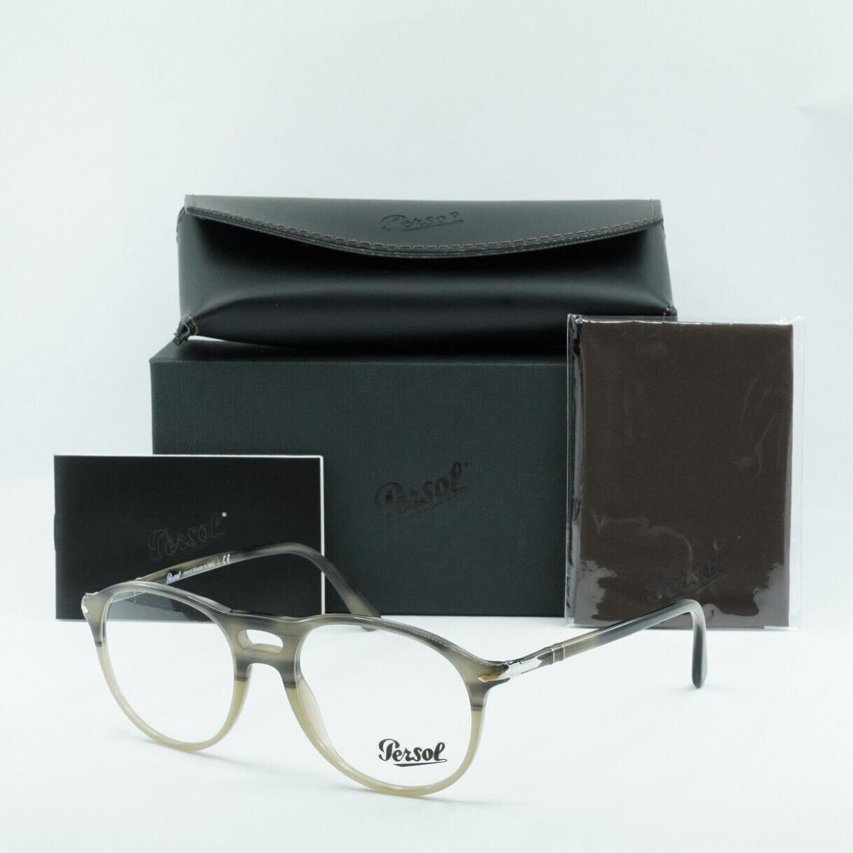 Persol PO3202V 1065 Grey Striped Eyeglasses