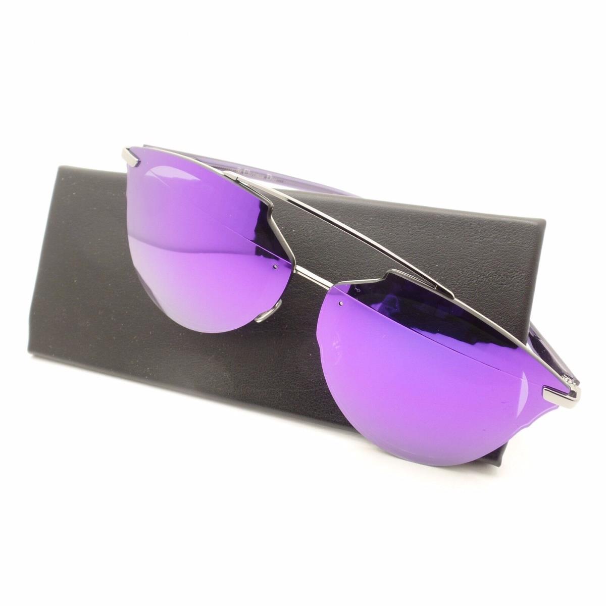 Christian Dior Reflected Pixel Ruthenium Violet Mirror Sunglasses 6LBTE