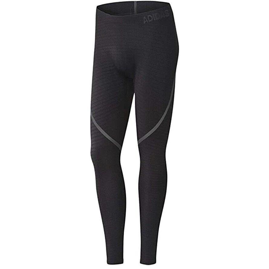Adidas Men`s Alphaskin Compression Athletic Pants Black Size 2XL