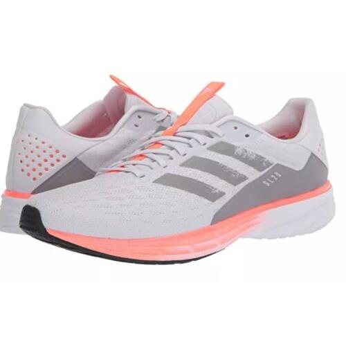 Adidas SL20 Men`s Running Shoes Size 9 Coral Grey White EG1146 - grey