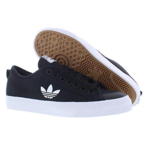 adidas nizza trefoil shoes black