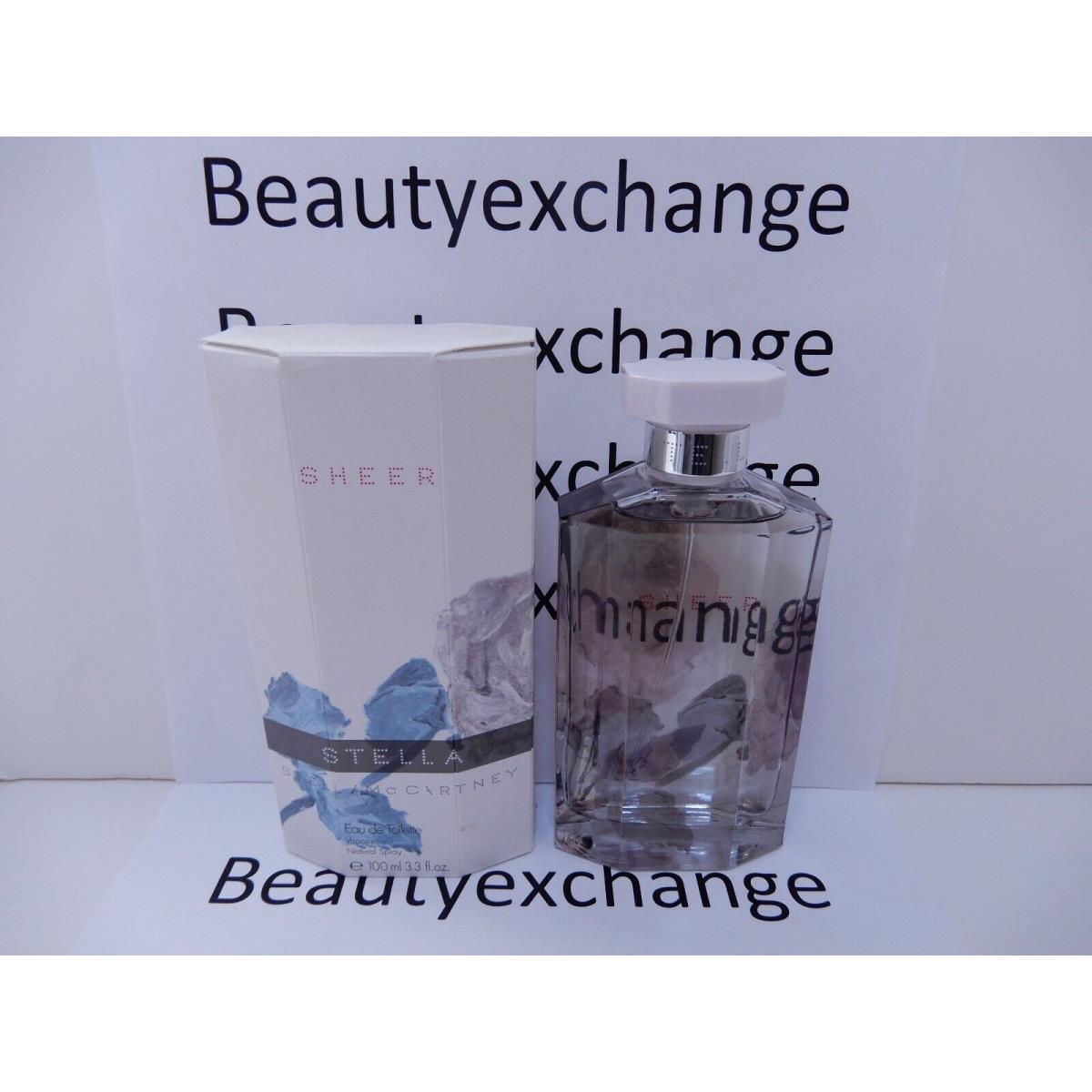 Stella Mccartney Sheer Perfume Eau De Toilette Spray 3.3 oz Boxed