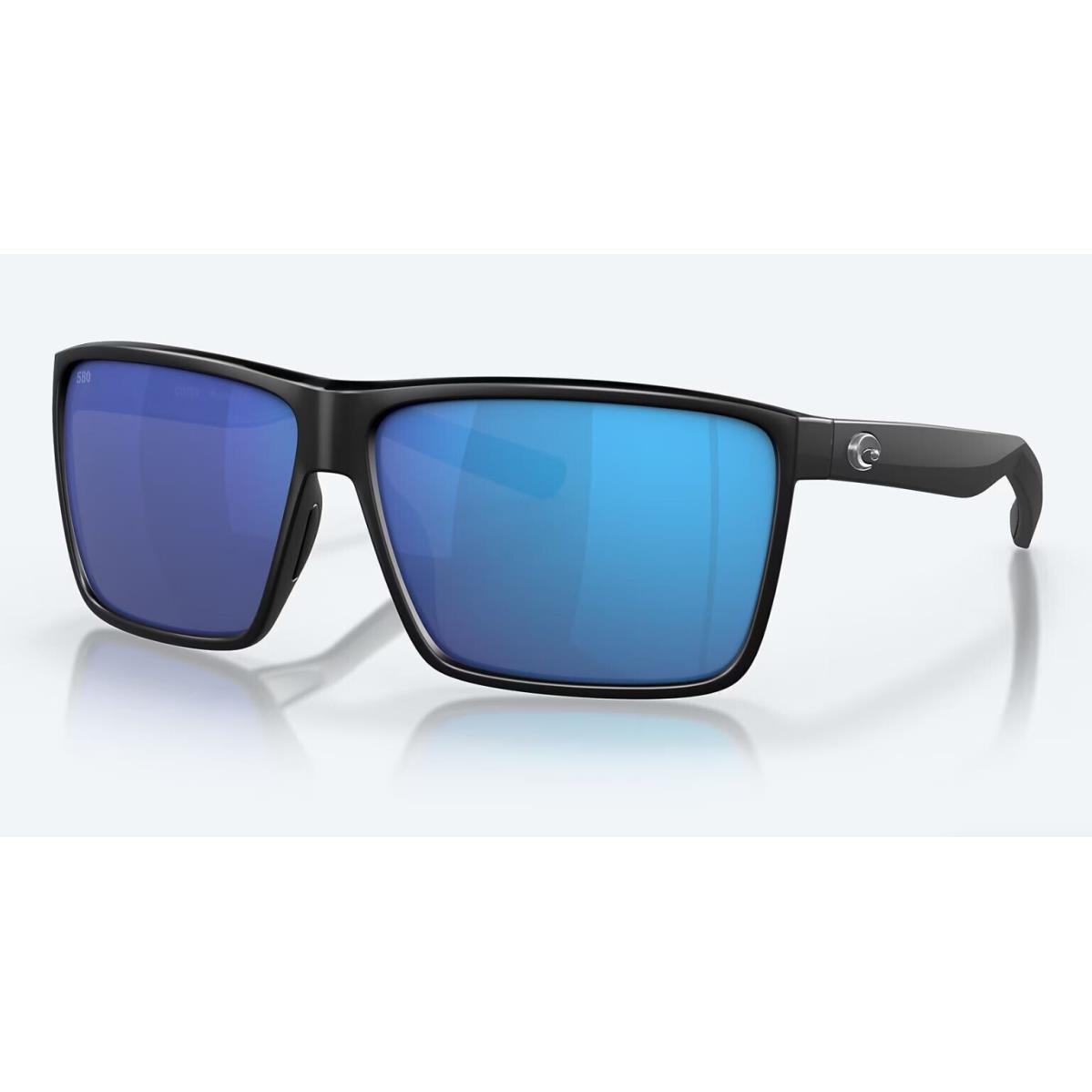 Costa Del Mar Rincon Matte Black / Blue Mirror Polarized Glass 580G