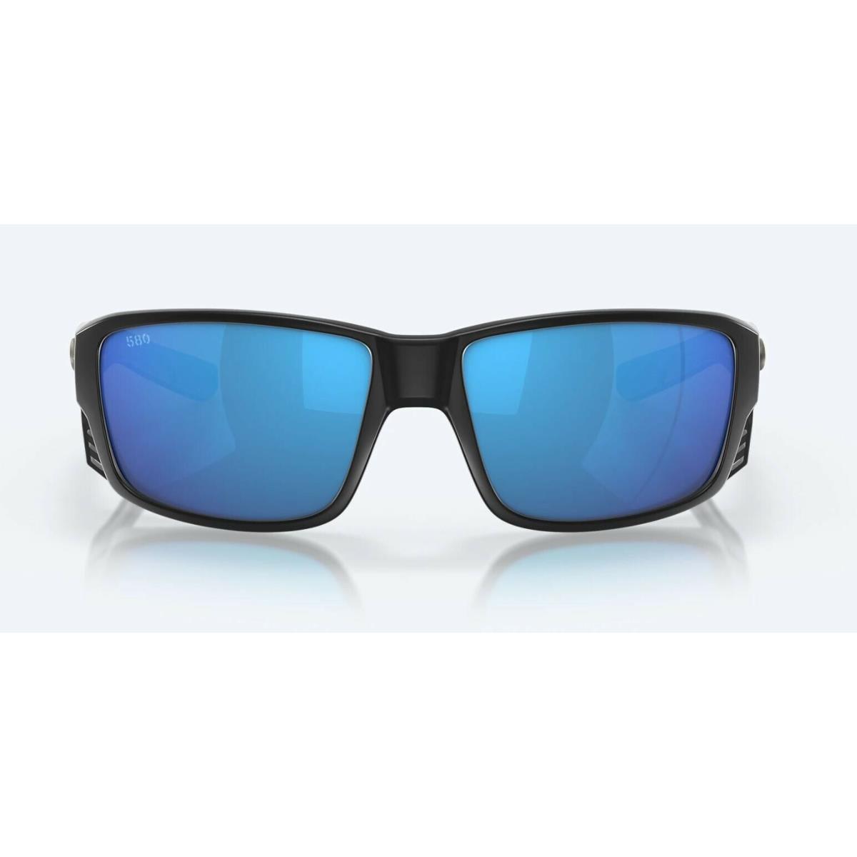 Costa Del Mar Tuna Alley Pro Matte Black / Blue Mirror Polarized Glass 580G