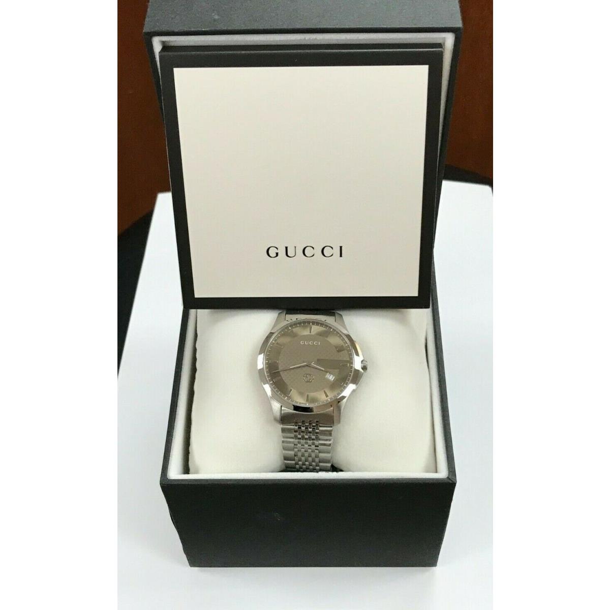 Gucci watch  - Brown Dial, Silver Band, Silver Bezel 5