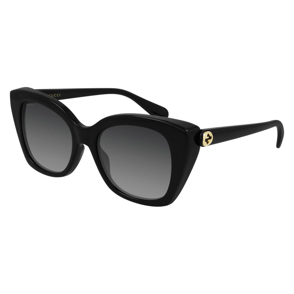 Gucci GG0921S Sunglasses Women Black Cat Eye 55mm