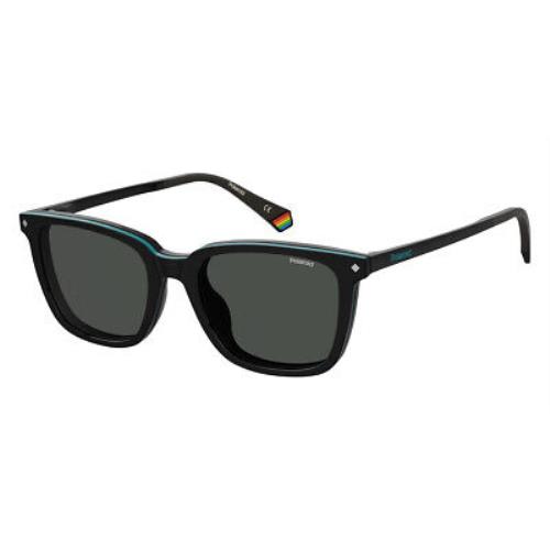 Polaroid sunglasses  - 0807 Black Frame, M9 Gray Pz Lens, 0807M9 Code