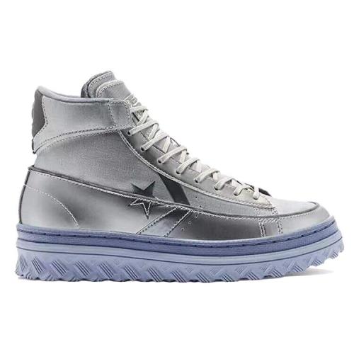 Converse Metallic Vis Pro Leather X2 169529C Men`s Silver Grey Shoes AMRS1286