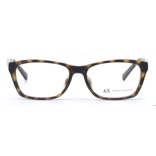 Armani Exchange AX3006F 8037 Tortoise Rectangular Womens Eyeglasses 54-16-140