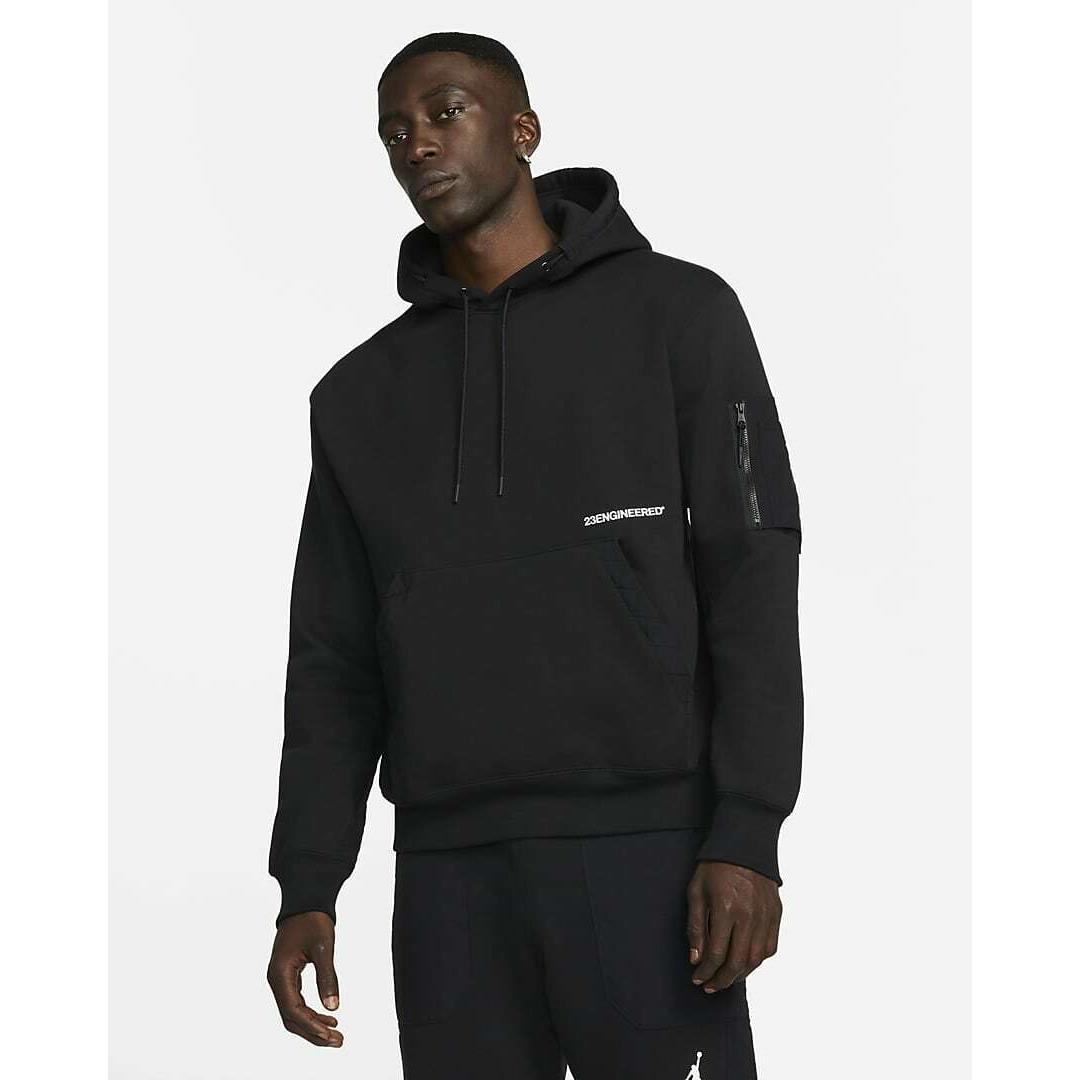 Nike Air Jordan 23 Engineered Fleece Hoodie Black DM7860-010 X Men`s