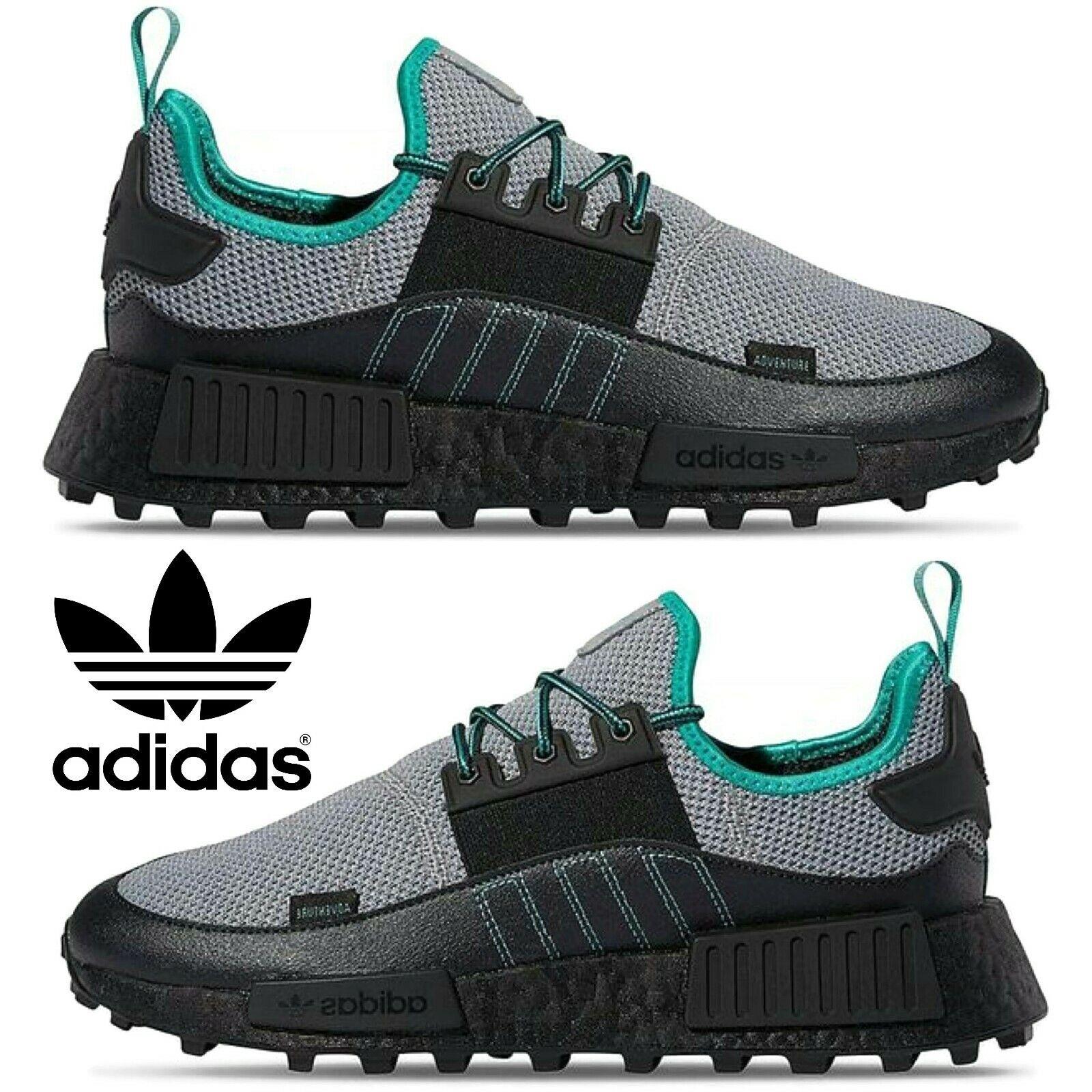 Adidas Originals Nmd R1 Men`s Sneakers Running Shoes Gym Casual Sport Gray - Gray , Grey Manufacturer