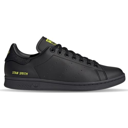 Mens Adidas Originals Stan Smith H00326 Black Shoes