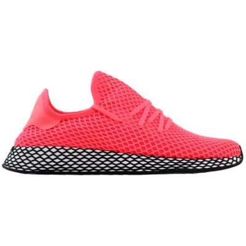 Adidas B41769 Deerupt Runner Lace Up Mens Sneakers Shoes Casual - Pink