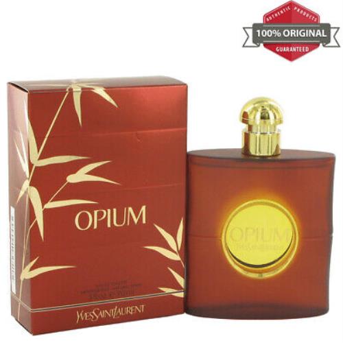 Opium Perfume 3 oz Edt Spray Packaging For Women by Yves Saint Laurent