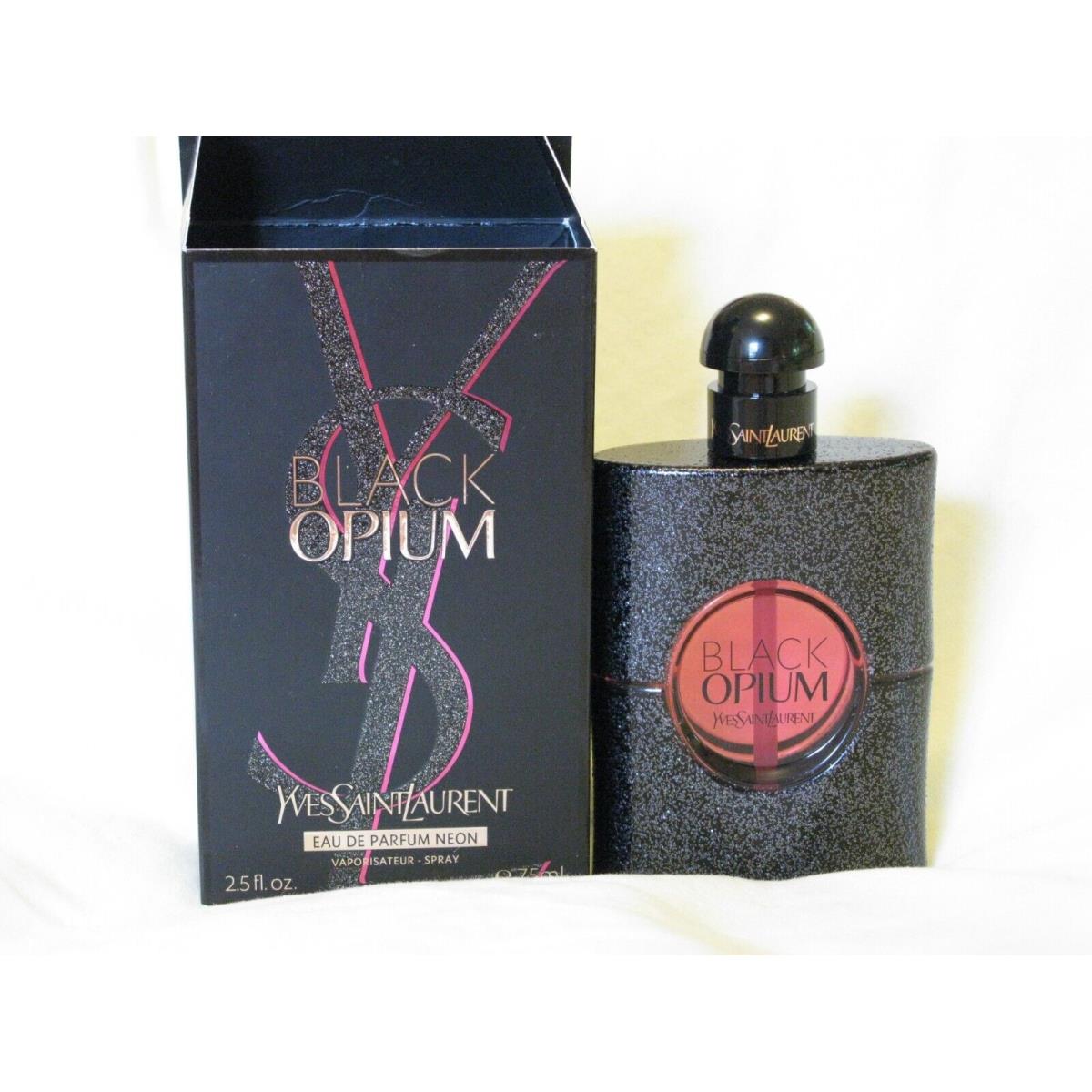 Yves Saint Laurent Ysl `black Opium Neon` 2.5oz Edp Perfume Beautiful Sexy Fragrance