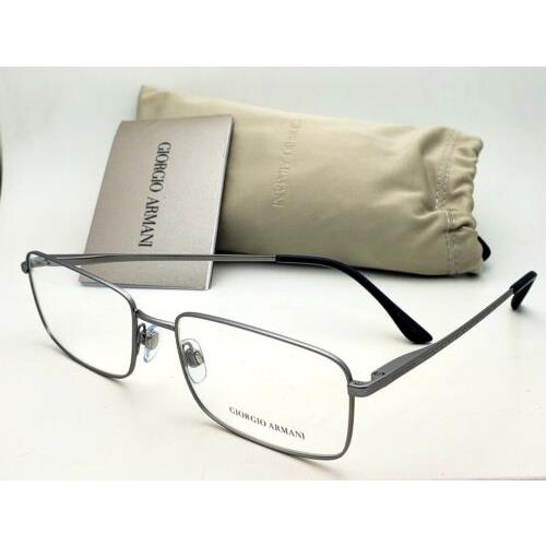 Giorgio Armani Eyeglasses AR 5108 3003 59-19 Matte Silver Gunmetal XL Frames