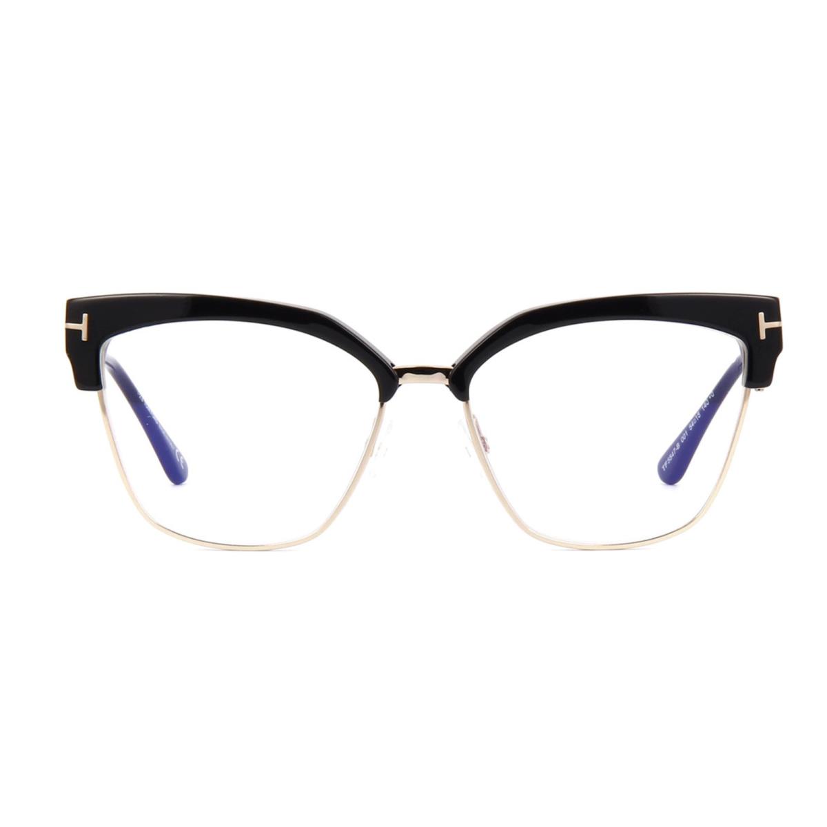 Tom Ford FT5547-B 001 Eyeglasses Shiny Black Frame 54 Mm