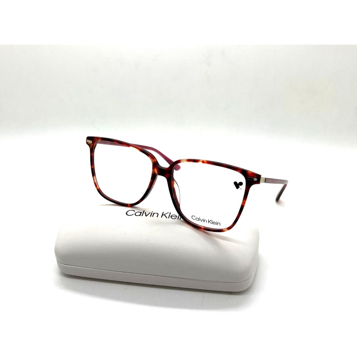 Calvin Klein CK22543 609 Burgundy Havana Optical Eyeglasses Frame 56-15-140MM