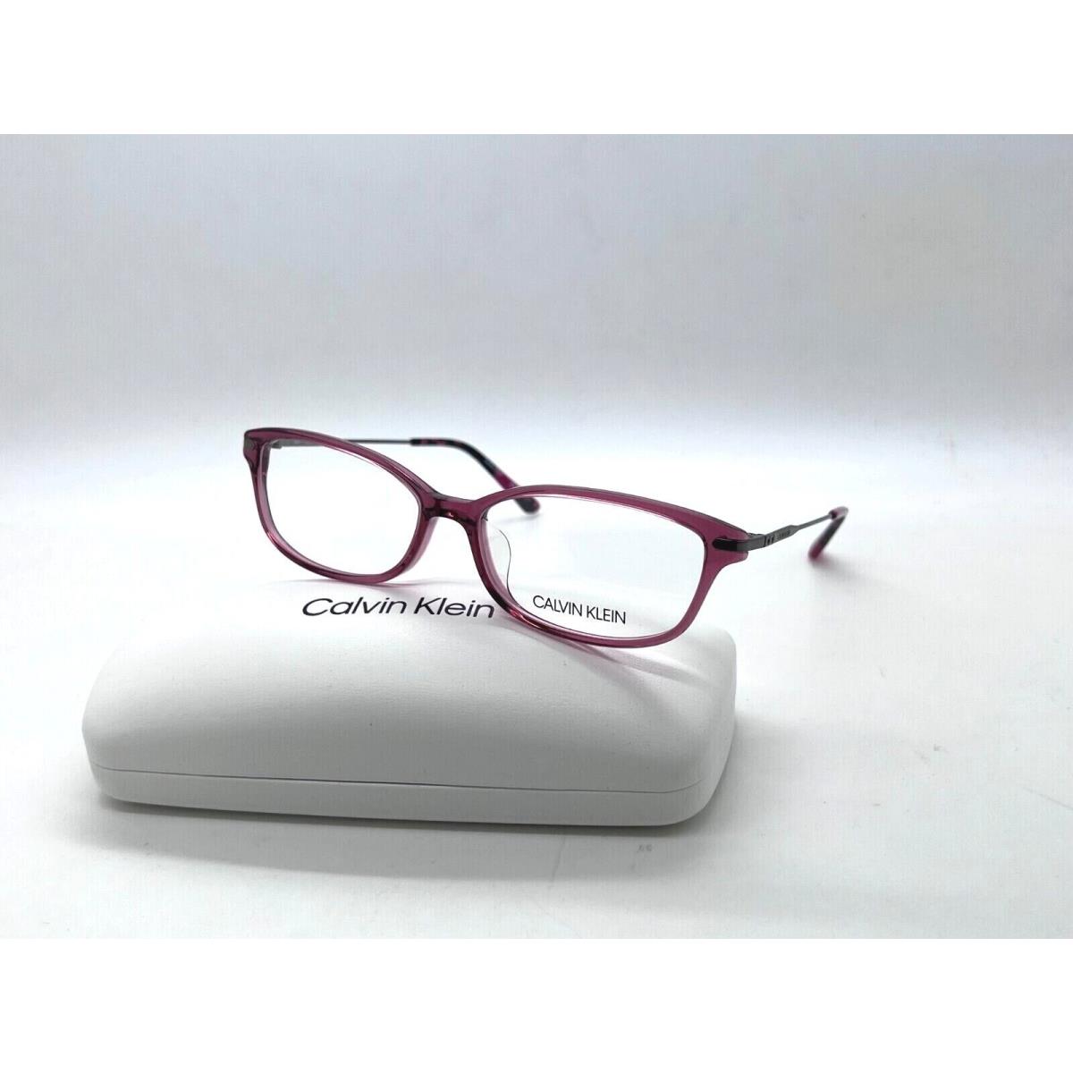 Calvin Klein CK18714A 661 Crystal Red Optical Eyeglasses Frame 54-15-140MM/CASE