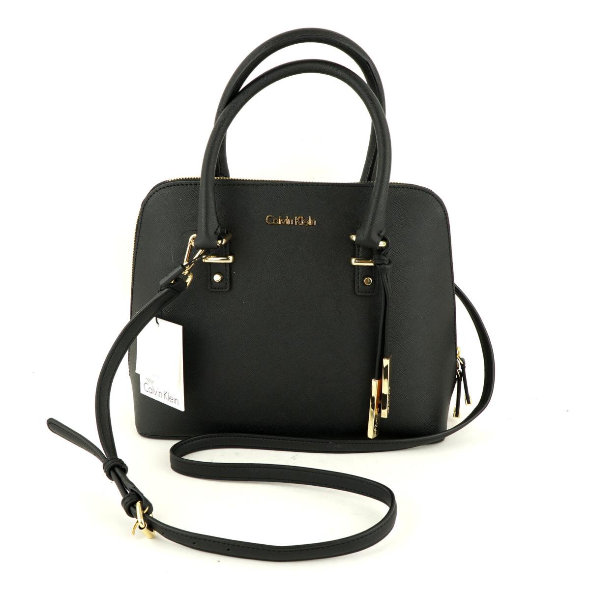 Calvin Klein Josie Medium Satchel Black