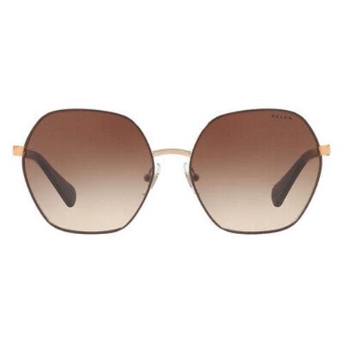Ralph Lauren RA4124 Sunglasses Women Brown Geometric 60mm ...