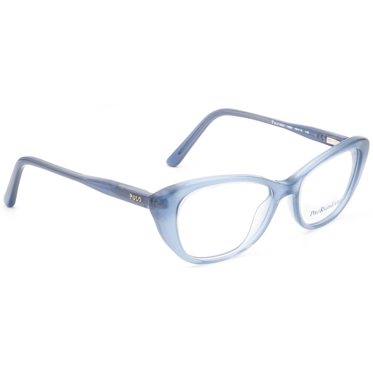 Ralph Lauren Polo Small Eyeglasses 8530 1668 Transparent Blue Cat Eye 46 15 130