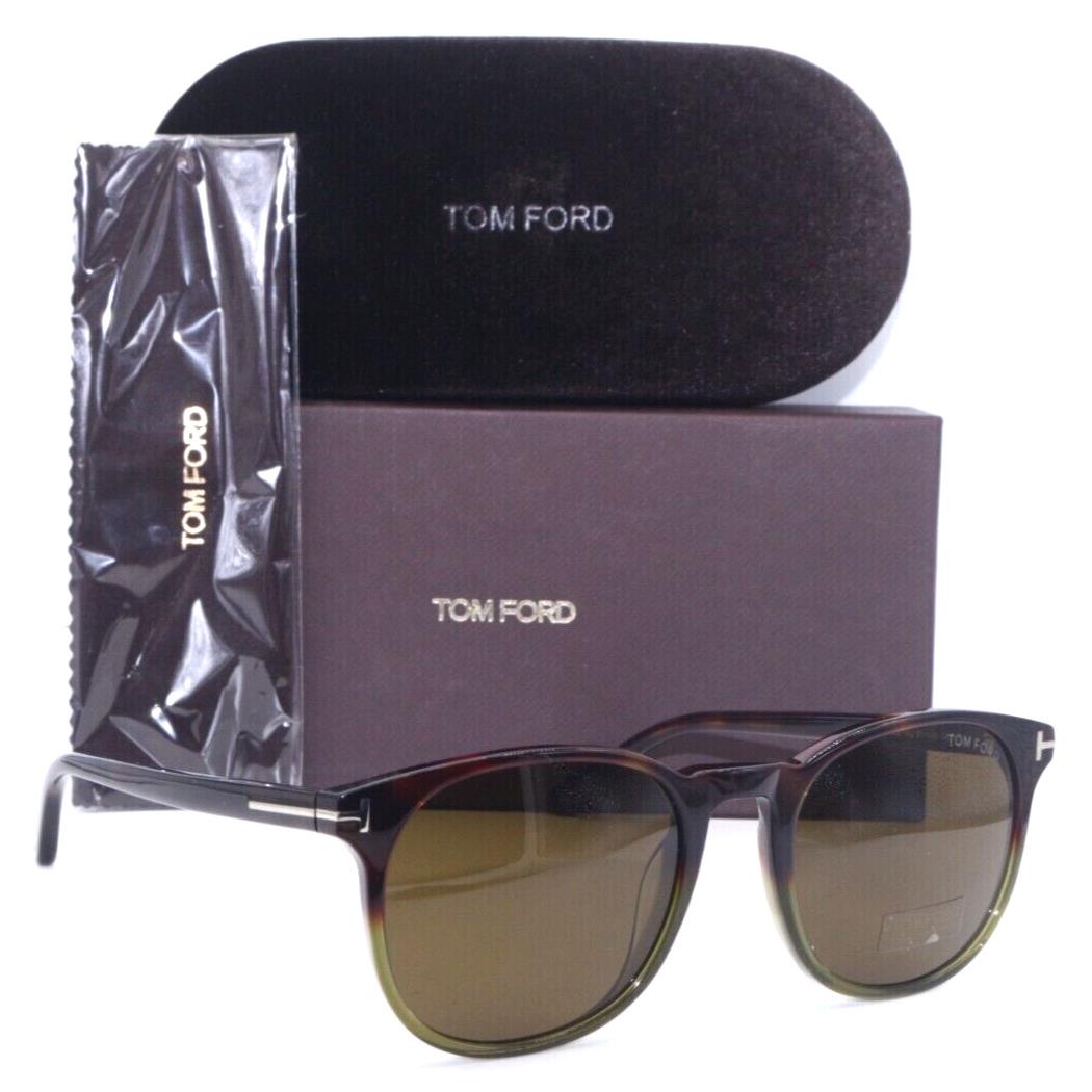 Tom Ford Ansel TF858 56J Havana Grey Fade/brown Sunglasses 51-20