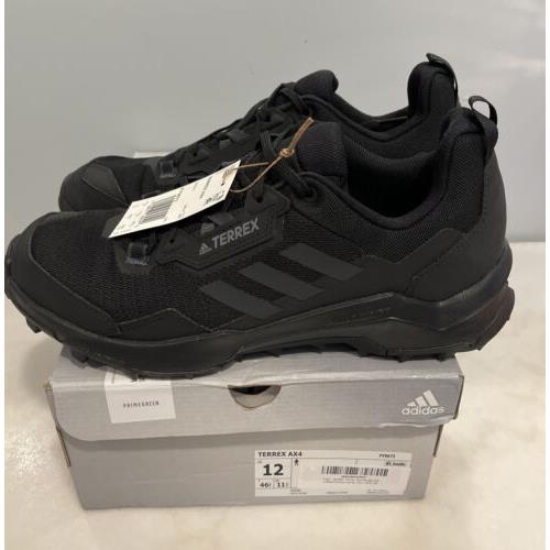 Adidas Prime Green Terrex AX4 Hiking Shoes Men`s Size 12 - Black - FY9673