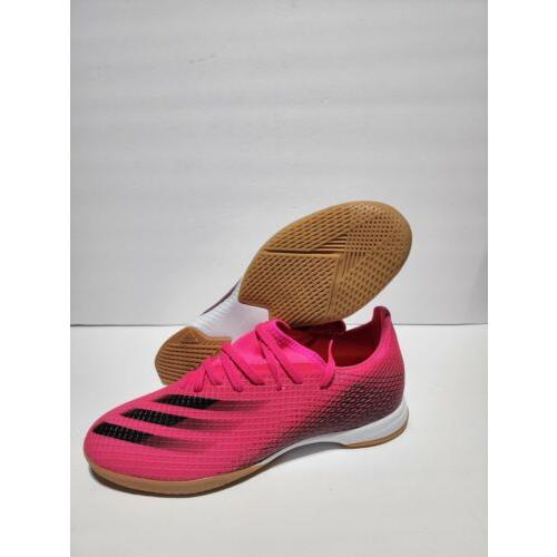 Adidas X Ghosted.3 Indoor Soccer Shoes Pink Black FW6938 Men s Size 7.5