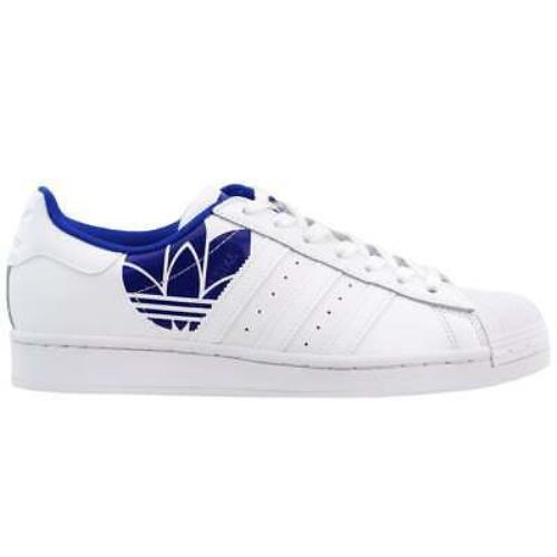 Adidas FY2826 Superstar Lace Up Mens Sneakers Shoes Casual - Blue White